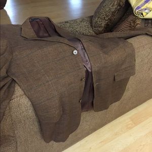 Men pierre Cardin blazer brown size 40 regular